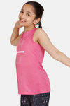 Zelocity Girls Relaxed Quick Dry Tank Top - Ibis Rose — thumbnail 2